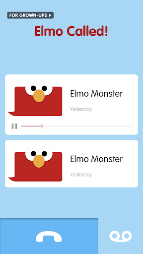 Elmo Calls by Sesame Street - Gameplay image of android game