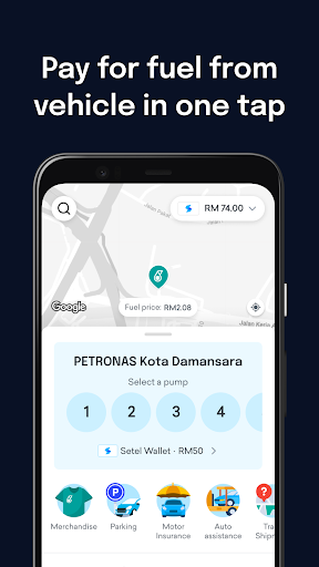 Setel: Fuel, Parking, e-Wallet - Image screenshot of android app