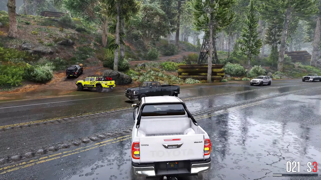 Offroad Jeep Driving Mud Fury - Gameplay image of android game