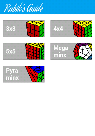 Rubik's Guide - Image screenshot of android app