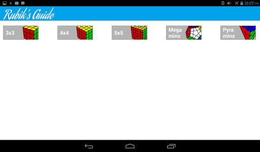 Rubik's Guide - Image screenshot of android app