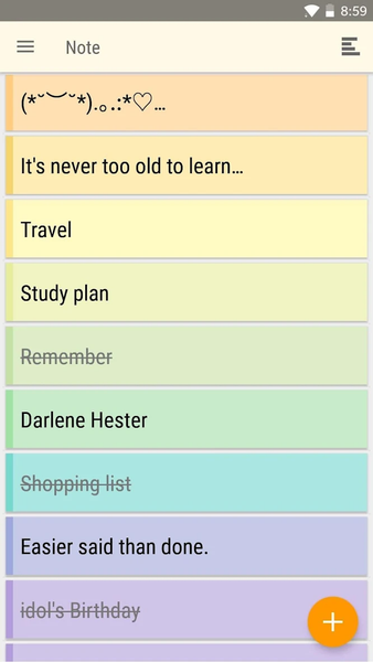 Notepad - Colorful Notes - عکس برنامه موبایلی اندروید