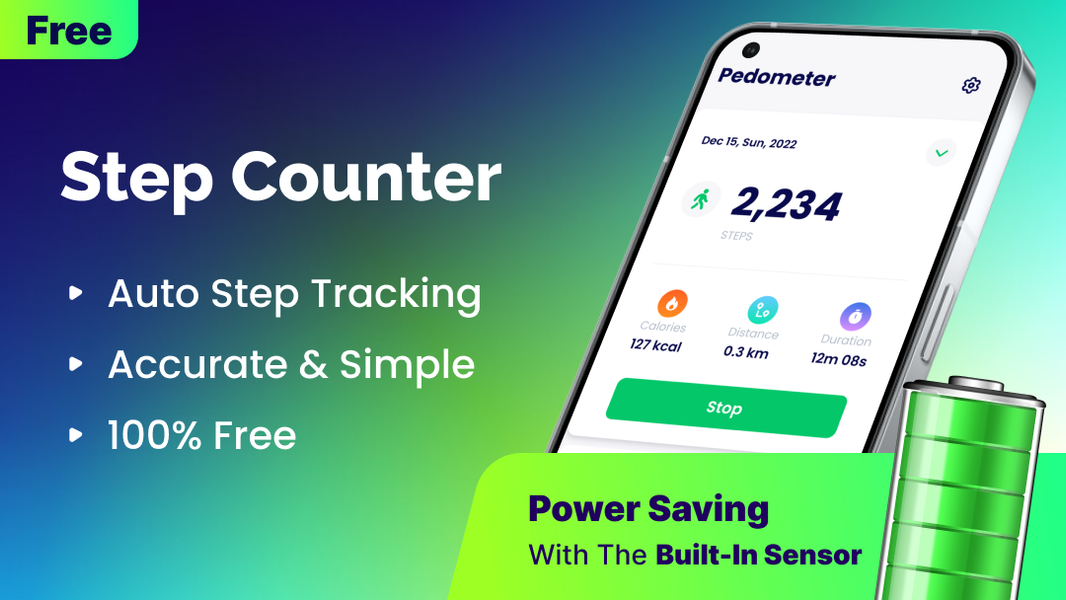 Step Counter - Pedometer - عکس برنامه موبایلی اندروید
