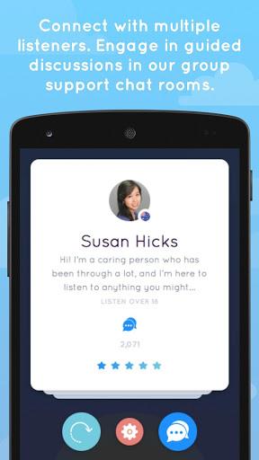 7 Cups: Therapy & Support - Image screenshot of android app