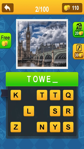 Guess the Word Game - Gameplay image of android game
