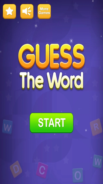 Guess the Word Game - Gameplay image of android game
