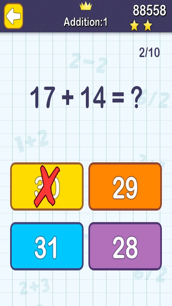 Maths Learning: Add, Subtract - عکس بازی موبایلی اندروید