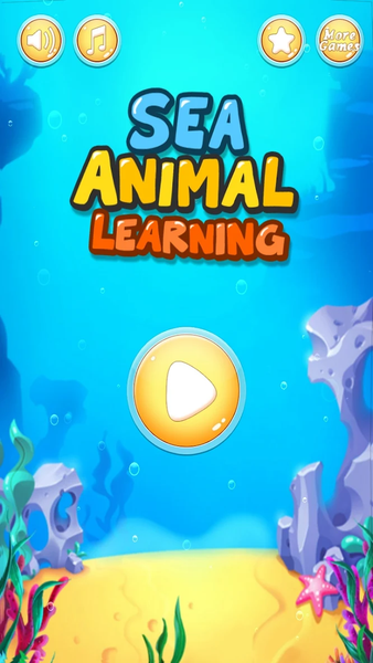 Sea Animal Learning - Gameplay image of android game
