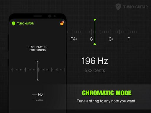 Guitar Tunio - Guitar Tuner - عکس برنامه موبایلی اندروید