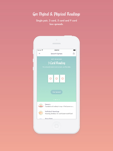 Seventh Sphere Lenormand & Tarot - عکس برنامه موبایلی اندروید