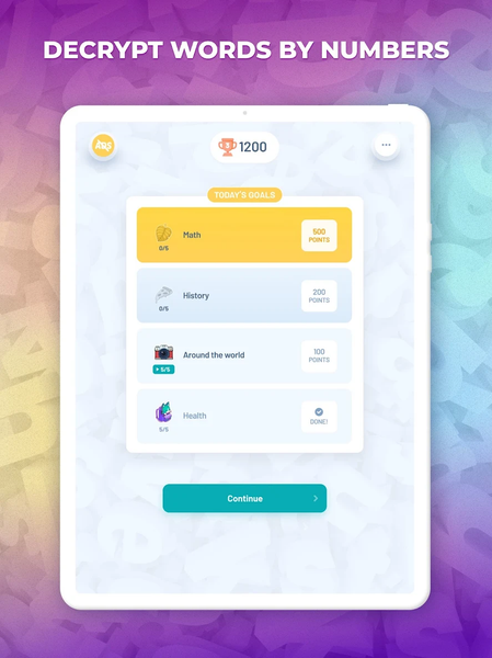 Crostic Crossword-Word Puzzles - Gameplay image of android game