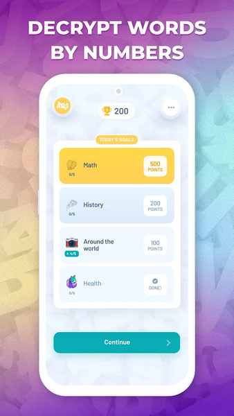 Crostic Crossword-Word Puzzles - Gameplay image of android game