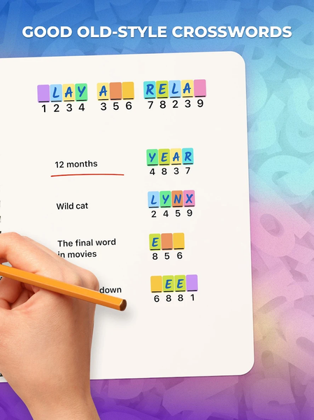 Crostic Crossword-Word Puzzles - Gameplay image of android game