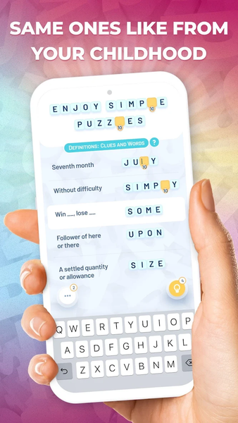 Crostic Crossword-Word Puzzles - Gameplay image of android game