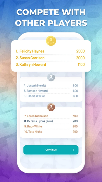 Crostic Crossword-Word Puzzles - Gameplay image of android game