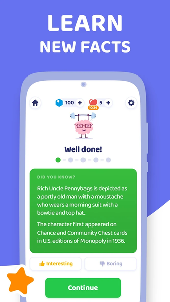 Brain Blitz Trivia-Quiz Test - عکس برنامه موبایلی اندروید
