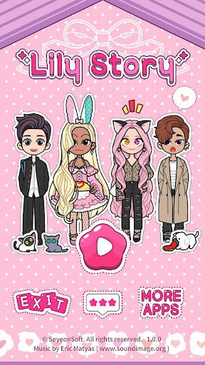 Lily Story : Dress Up Game - Gameplay image of android game