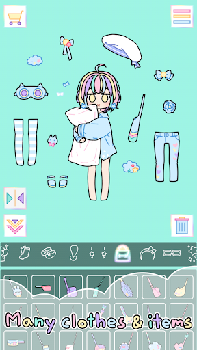 Pastel Girl : Dress Up Game - Gameplay image of android game