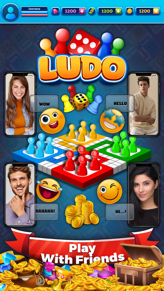 Ludo Multiplayer Arena Game - Gameplay image of android game