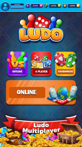 Ludo Multiplayer Arena Game - Gameplay image of android game