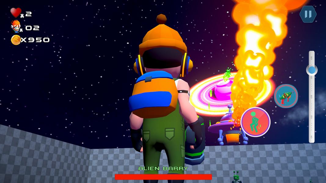 Escape Barry Alien Base - Gameplay image of android game