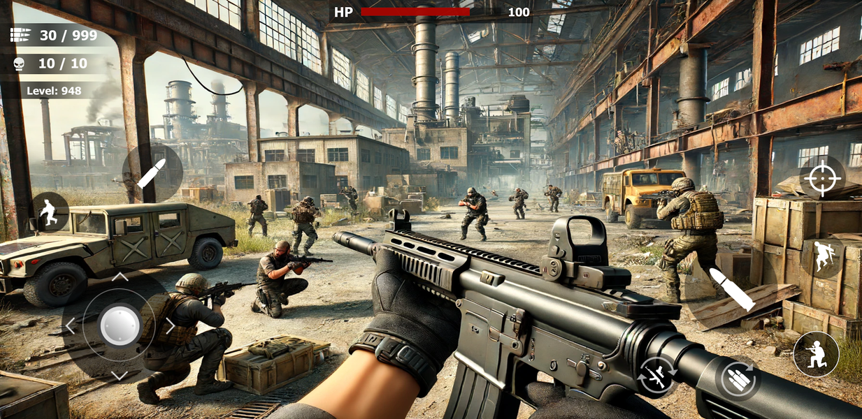 Last Soldier Commando: FPS 3D - Gameplay image of android game