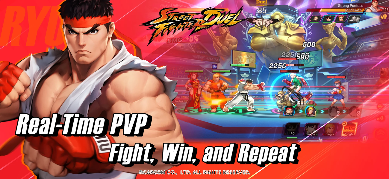 Street Fighter: Duel - عکس بازی موبایلی اندروید
