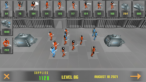 Stickman Prison Battle Zombies - عکس بازی موبایلی اندروید