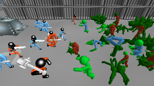 Stickman Prison Battle Zombies - عکس بازی موبایلی اندروید