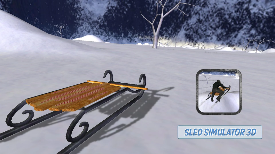 Sled Simulator 3D - Gameplay image of android game