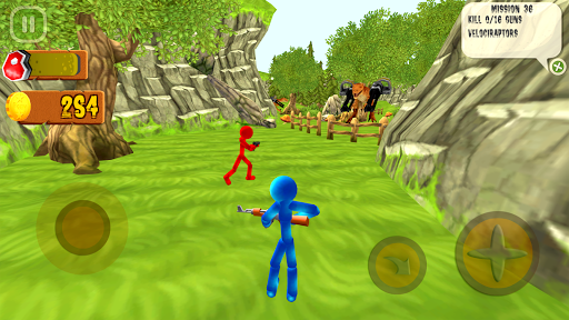 Stickman Dinosaur Hunter - عکس بازی موبایلی اندروید