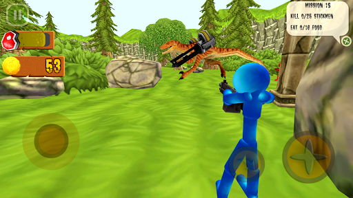 Stickman Dinosaur Hunter - عکس بازی موبایلی اندروید