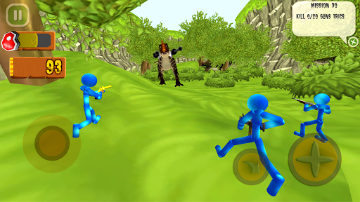 Stickman Dinosaur Hunter - عکس بازی موبایلی اندروید