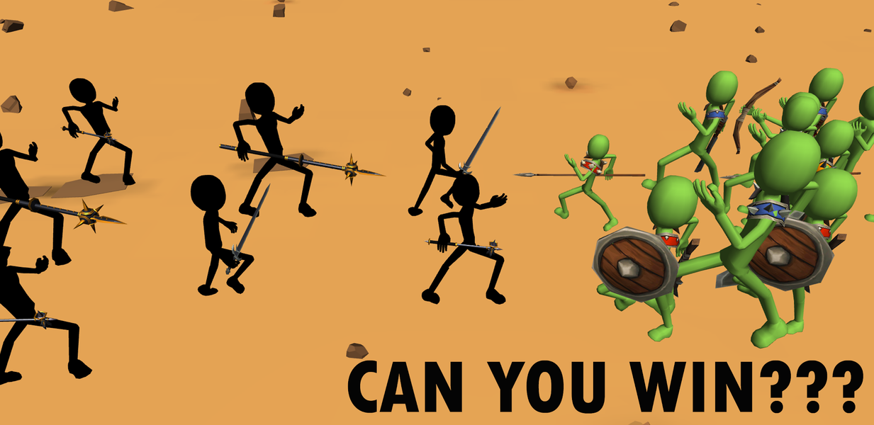 Battle Simulator : Stick Fight - Gameplay image of android game