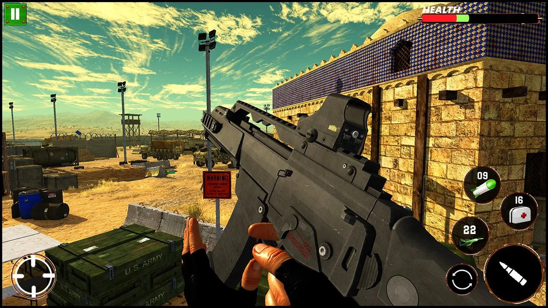 Counter Terrorist Forces Free - Gameplay image of android game