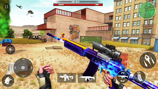 FPS encounter Strike: Commando shooting games 2020 - عکس بازی موبایلی اندروید