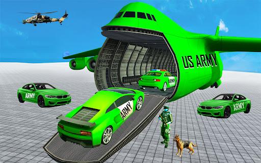 Army Car Transport Truck Sim - Image screenshot of android app