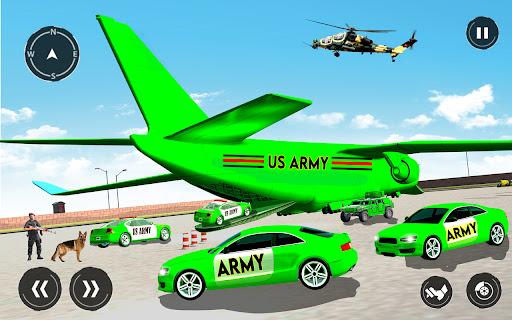 Army Car Transport Truck Sim - Image screenshot of android app