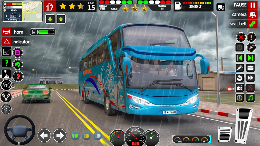 Euro Bus Driving Bus Simulator - Gameplay image of android game