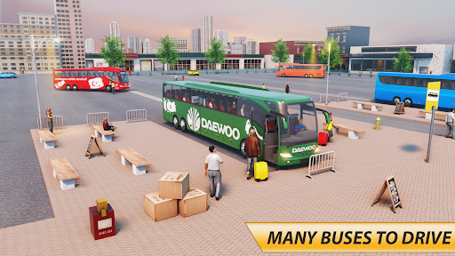 Euro Coach Bus City  Driver - Gameplay image of android game