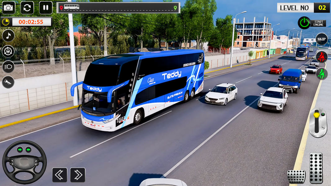 City Coach Driving Bus Game 3D - Gameplay image of android game