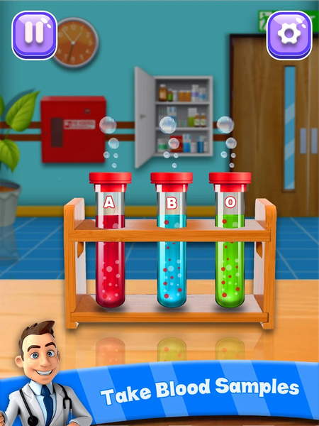 Injection Doctor Hospital Game - Gameplay image of android game