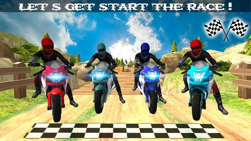Mega ramp bike impossible stunts: Racing game - Gameplay image of android game