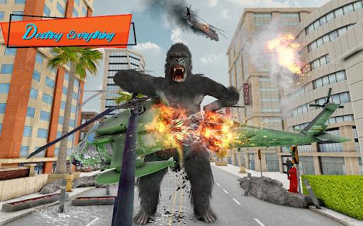 Wild Gorilla City Attack - Gameplay image of android game