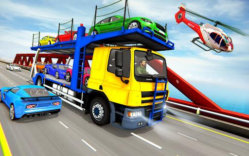 Car Transporter Truck Game 3D - Gameplay image of android game