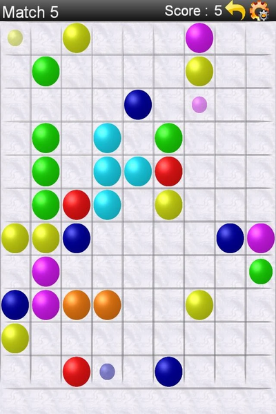 Five Bubbles - Gameplay image of android game