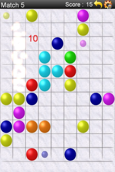 Five Bubbles - Gameplay image of android game