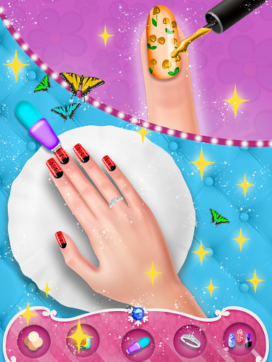 Fashion Nail Polish Salon Game - Image screenshot of android app