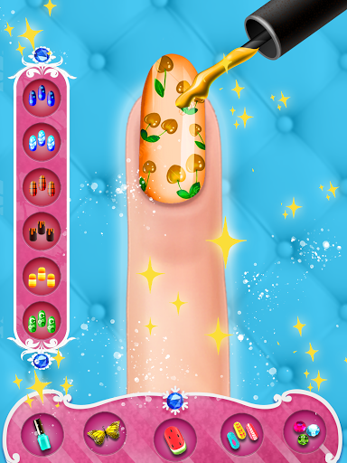 Fashion Nail Polish Salon Game - Image screenshot of android app