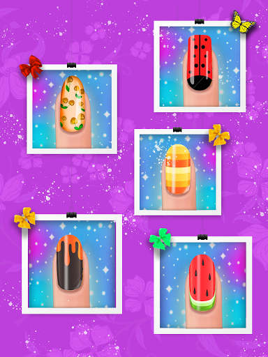 Fashion Nail Polish Salon Game - عکس برنامه موبایلی اندروید